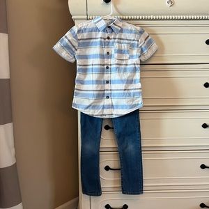 Boys *H&M* Jeans & SONOMA Button Down Outfit
